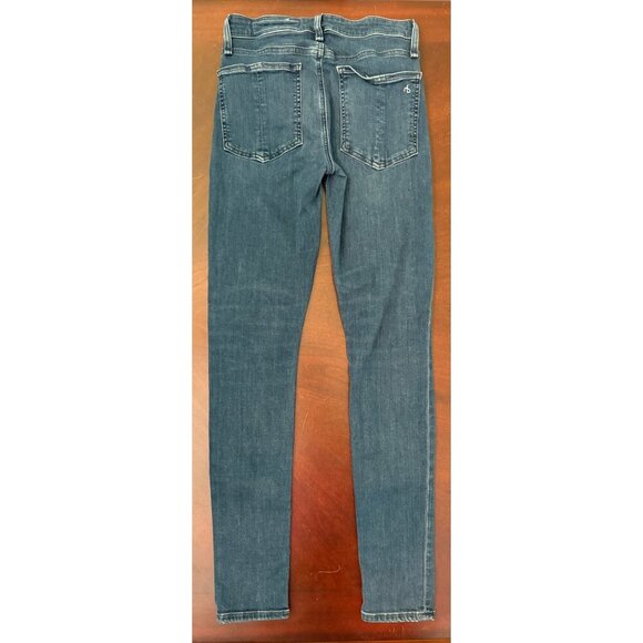 Rag & Bone Cate Mid Rise Skinny Jeans Dark Wash Denim Size 25 - Picture 4 of 12